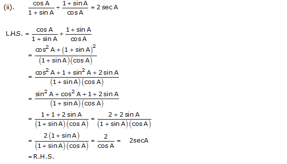 NCERT Solutions for Class 10 Maths Chapter 8 Introduction to Trigonometry 30