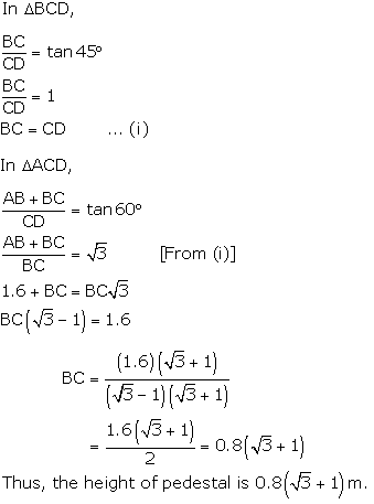 NCERT Solutions for Class 10 Maths Chapter 9 Some Applications of Trigonometry 13