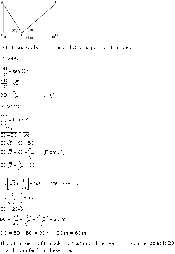 NCERT Solutions for Class 10 Maths Chapter 9 Some Applications of Trigonometry 15