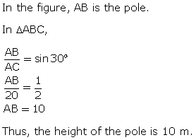 NCERT Solutions for Class 10 Maths Chapter 9 Some Applications of Trigonometry 2