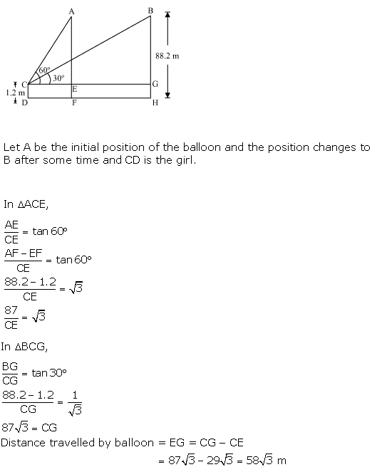 NCERT Solutions for Class 10 Maths Chapter 9 Some Applications of Trigonometry 22