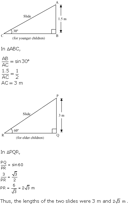 NCERT Solutions for Class 10 Maths Chapter 9 Some Applications of Trigonometry 5