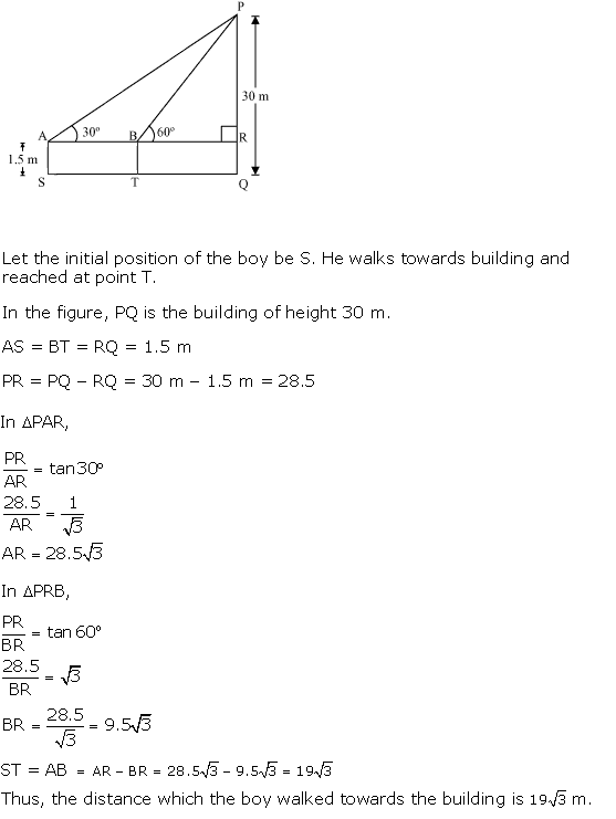 NCERT Solutions for Class 10 Maths Chapter 9 Some Applications of Trigonometry 9