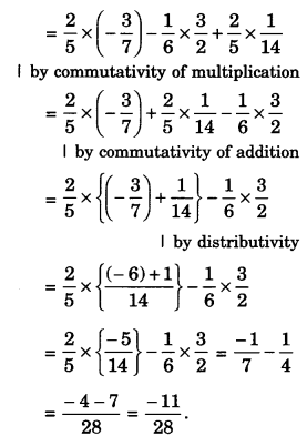 NCERT Solutions for Class 8 Maths Chapter 1 Rational Numbers Ex 1.1.3