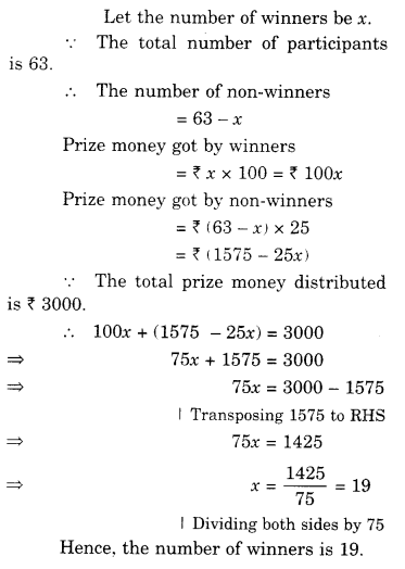 NCERT Solutions for Class 8 Maths Chapter 2 Linear Equations in One Variable Ex 2.2.25