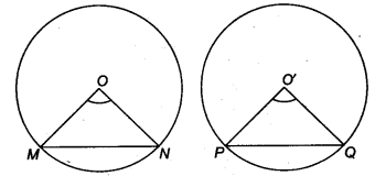 NCERT Solutions for Class 9 Maths Chapter 11 Circles Ex 11.2.1