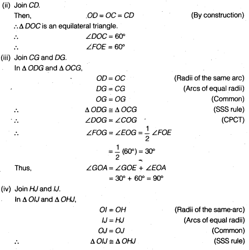 NCERT Solutions for Class 9 Maths Chapter 12 Constructions Ex 12.1.3