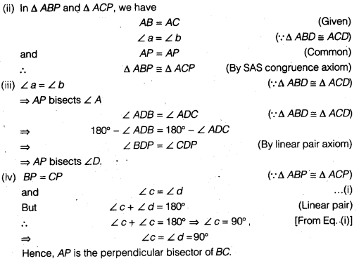 NCERT Solutions for Class 9 Maths Chapter 5 Triangles Ex 5.3.3