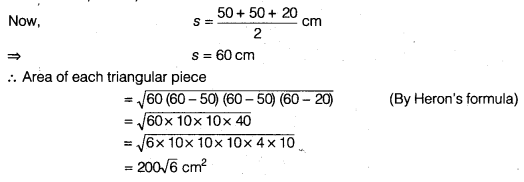 NCERT Solutions for Class 9 Maths Chapter 7 Heron's Formula Ex 7.2.14