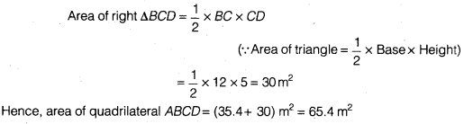 NCERT Solutions for Class 9 Maths Chapter 7 Heron's Formula Ex 7.2.2