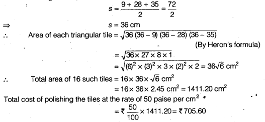 NCERT Solutions for Class 9 Maths Chapter 7 Heron's Formula Ex 7.2.20