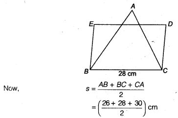 NCERT Solutions for Class 9 Maths Chapter 7 Heron's Formula Ex 7.2.9