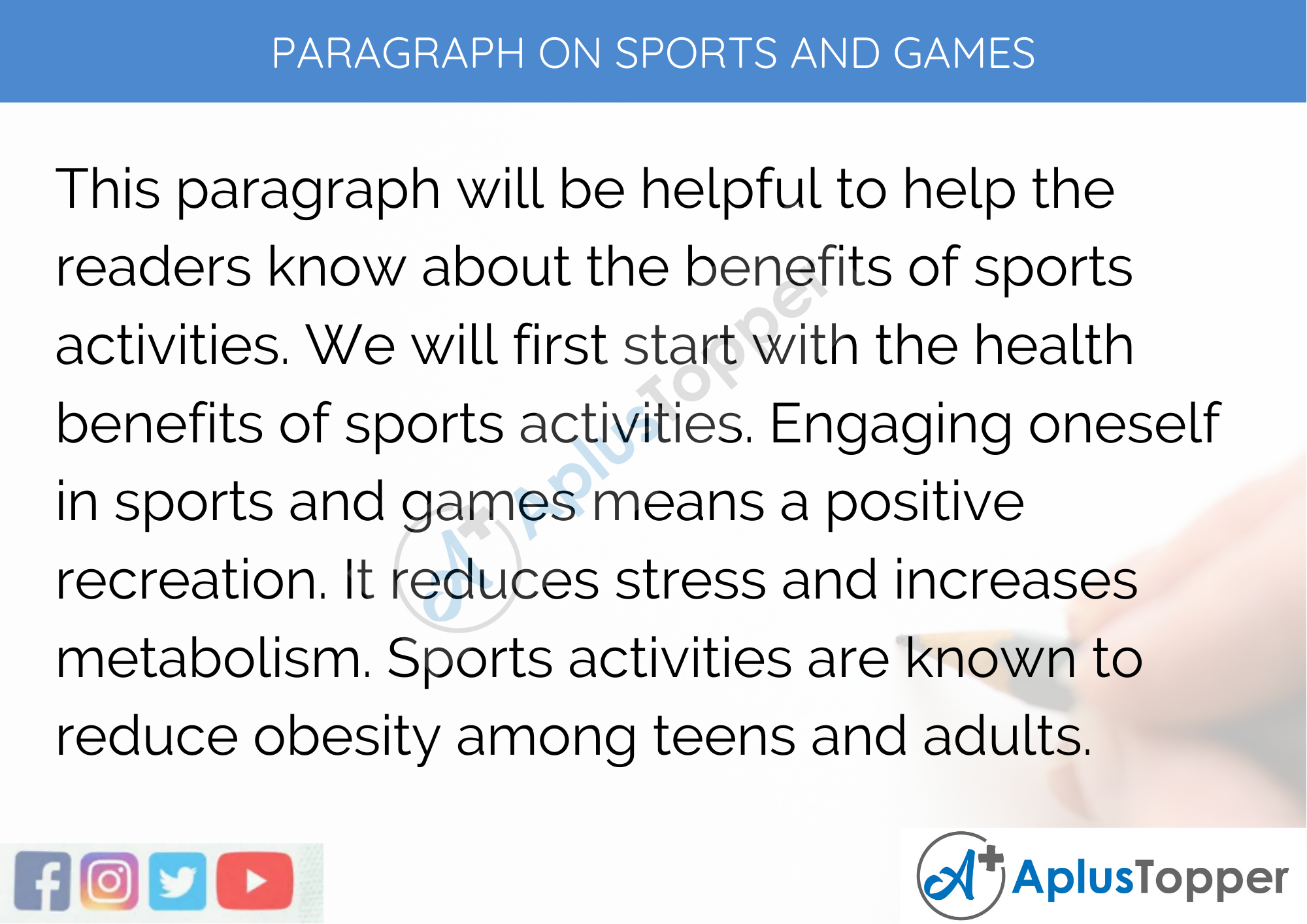 games and sports paragraph 200 words