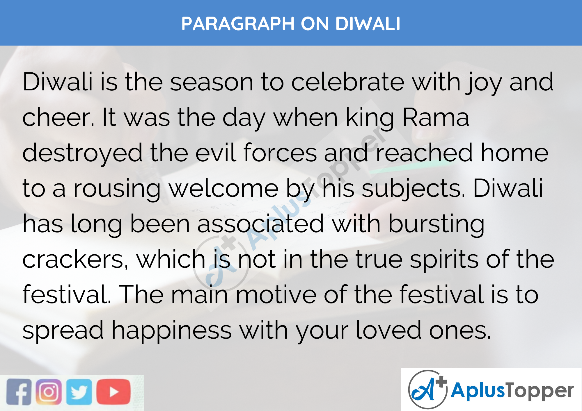 paragraph on diwali 300 words