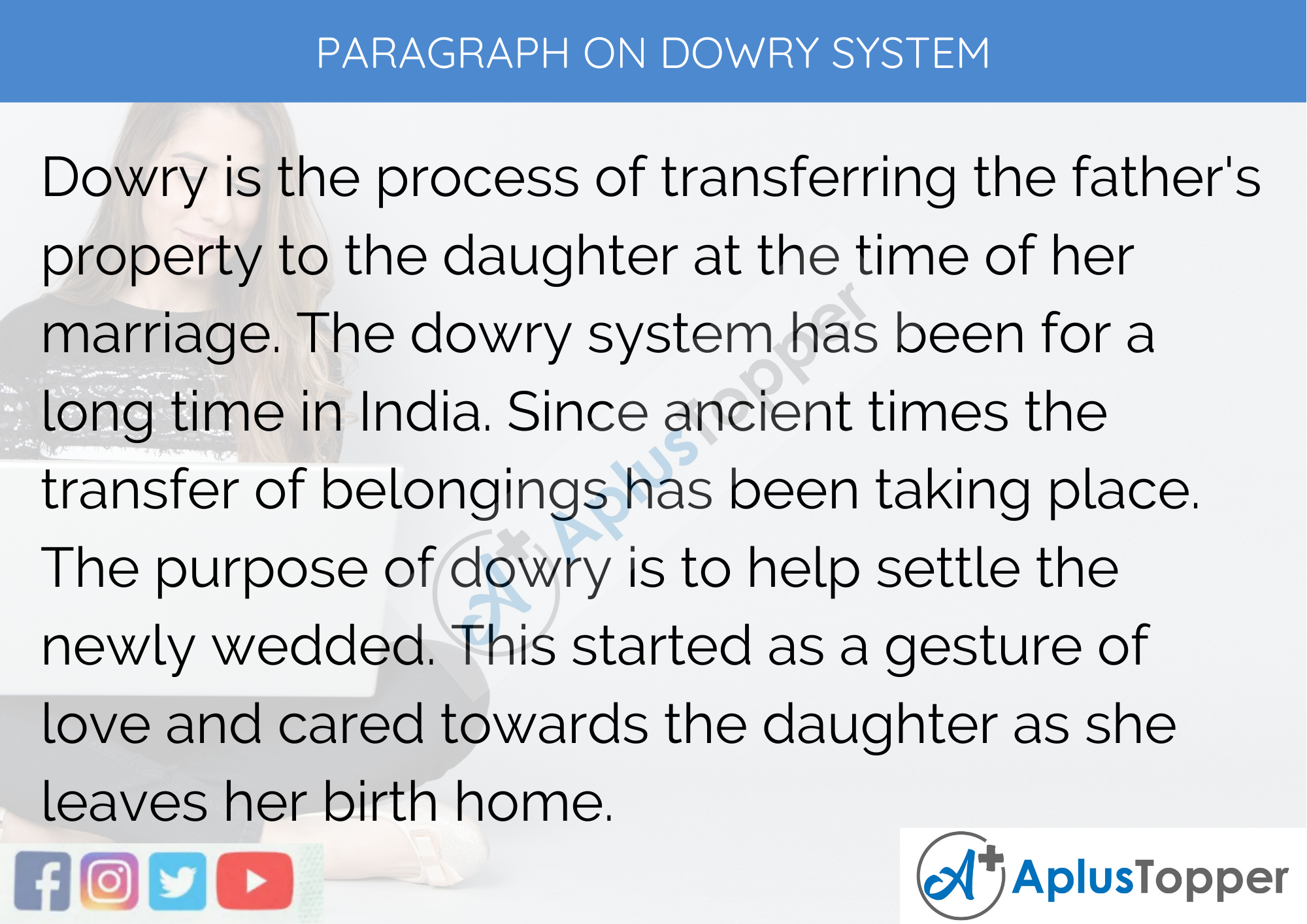 essay on dowry system in 150 words