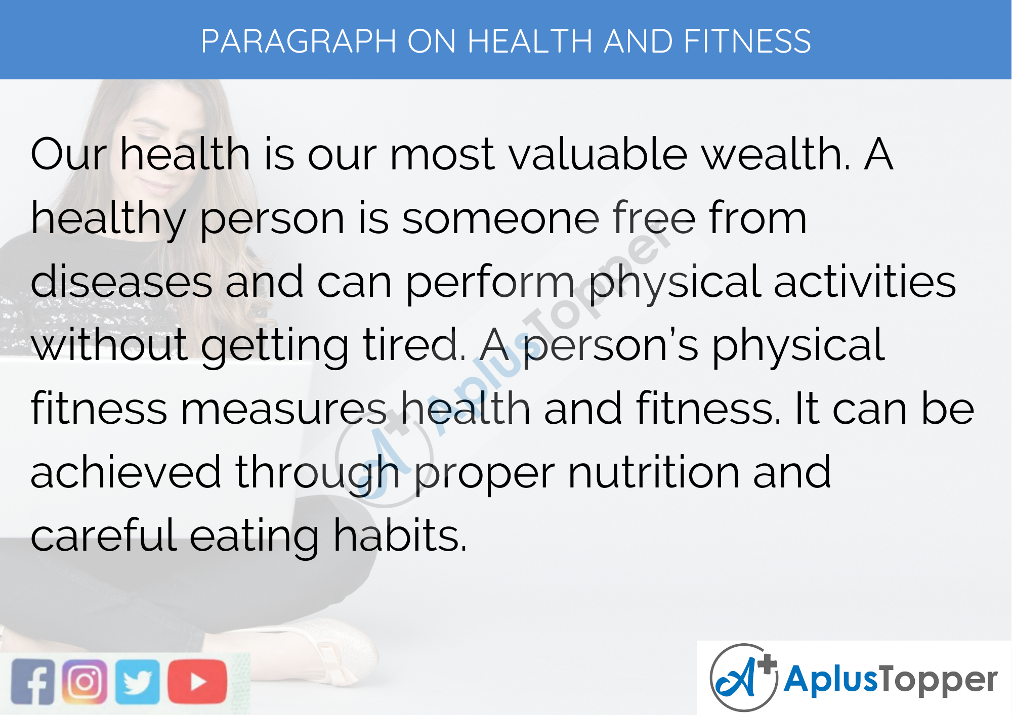 health and fitness paragraph 150 words