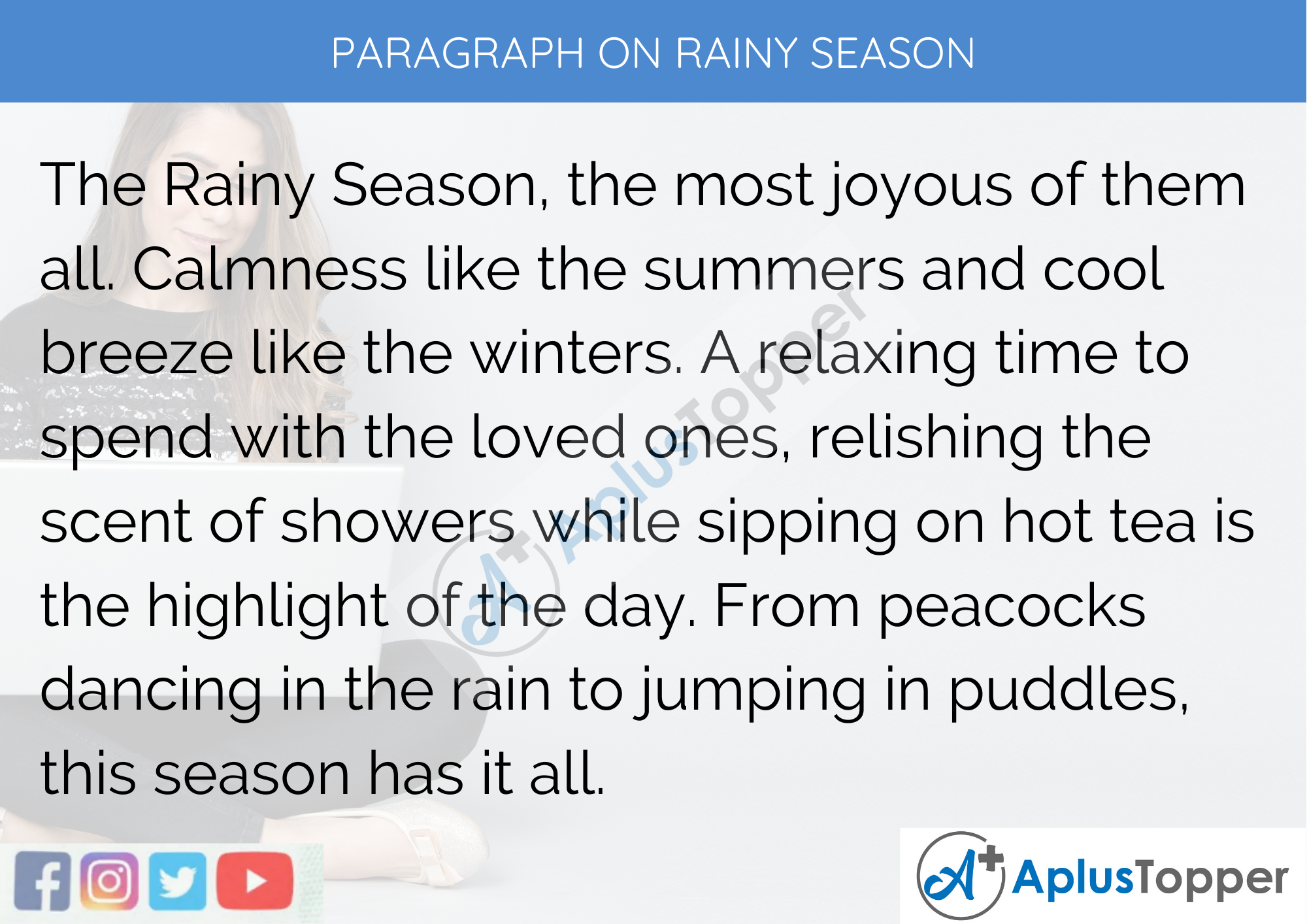 essay on rainy season 200 words