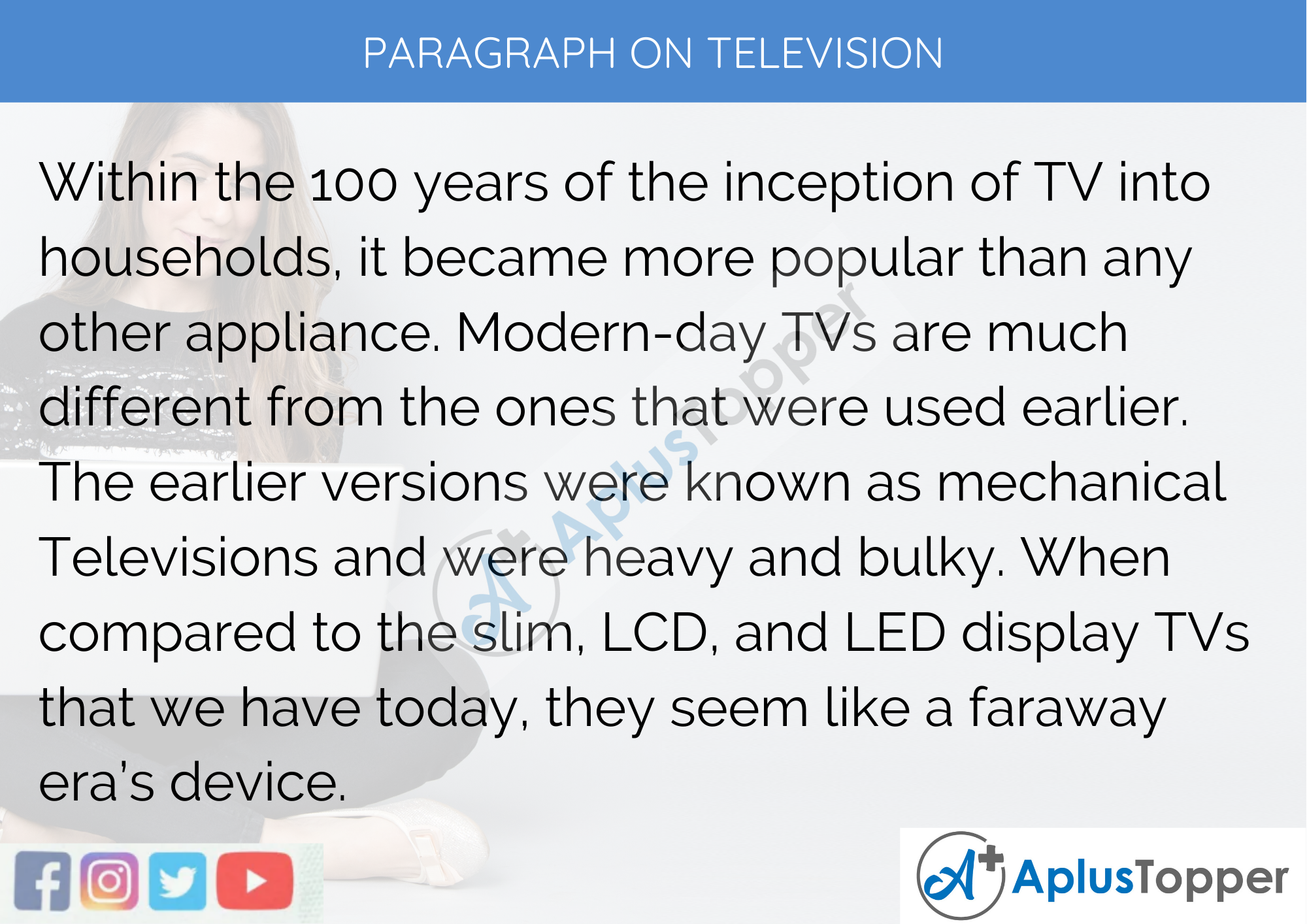 Paragraph on Television 250 