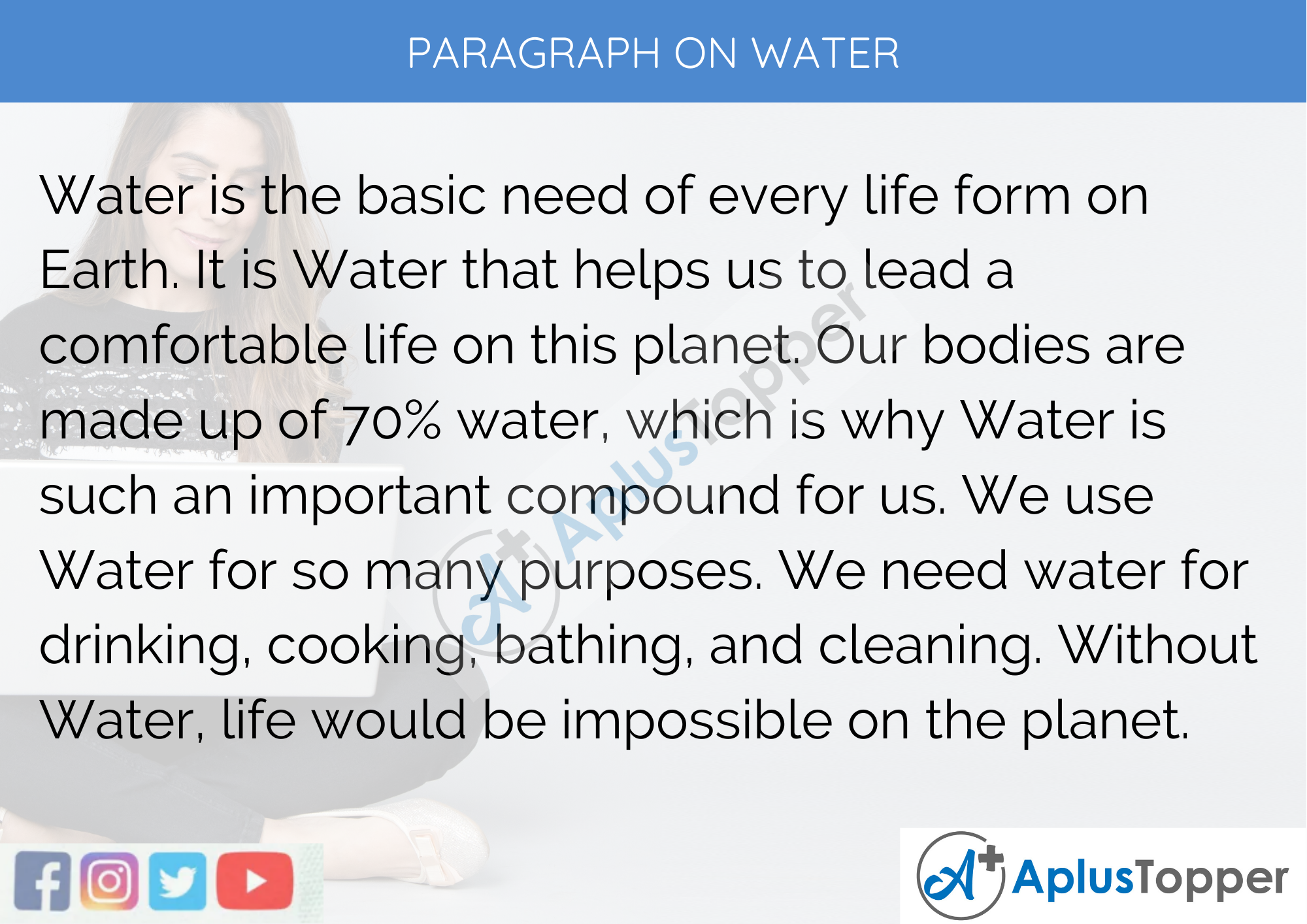 paragraph on water 150 words