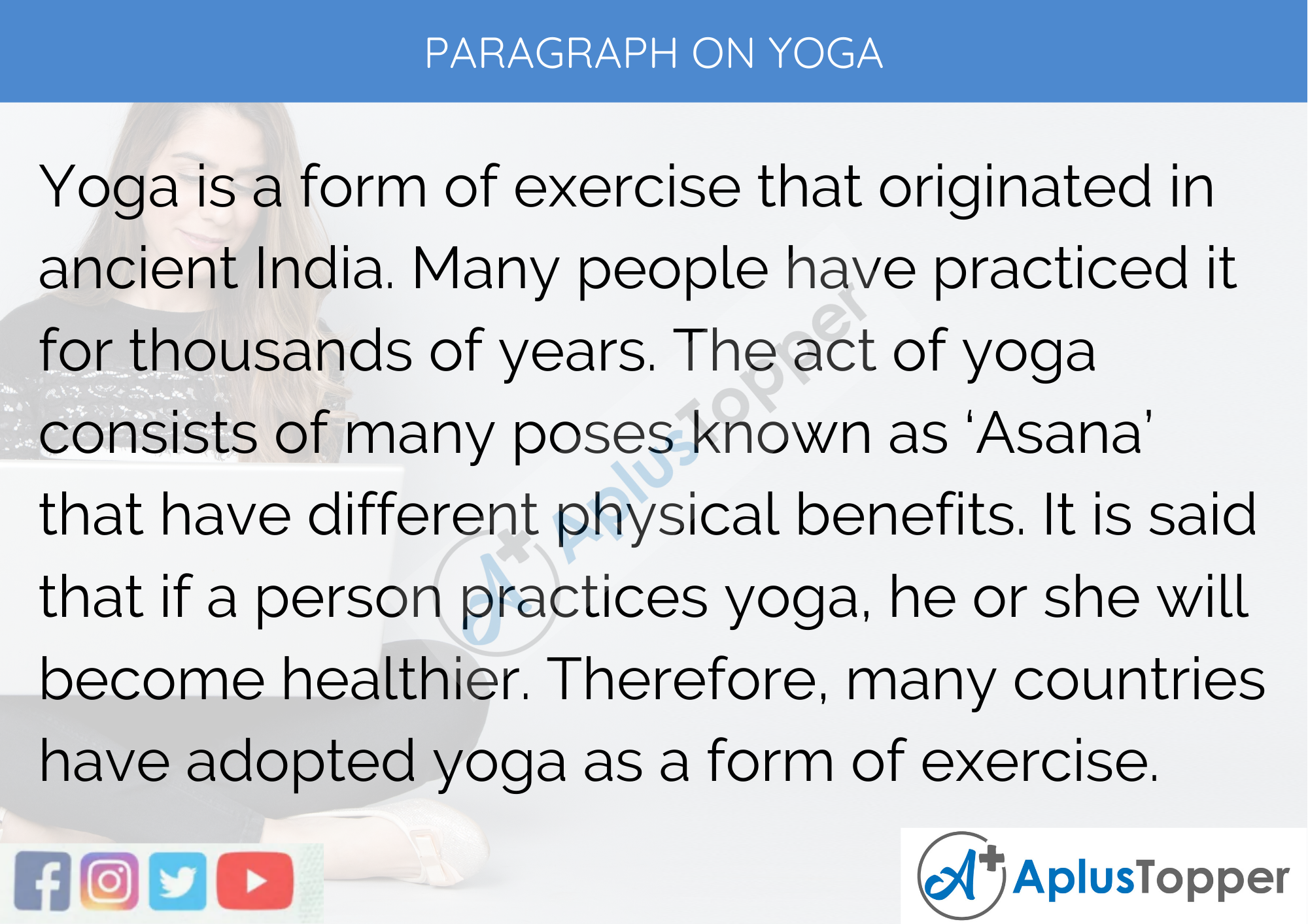 Yoga Paragraph 150 Words