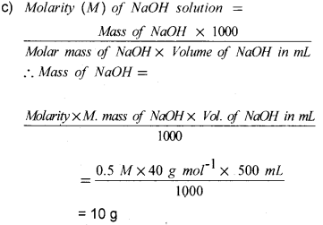 Plus One Chemistry Chapter Wise Previous Questions Chapter 1 Some Basic Concepts of Chemistry 10