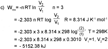 Plus One Chemistry Chapter Wise Previous Questions Chapter 6 Thermodynamics 3