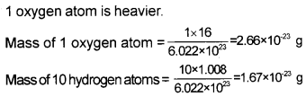 Plus One Chemistry Chapter Wise Questions and Answers Chapter 1 Some Basic Concepts of Chemistry 3M Q2