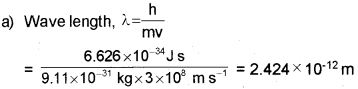 Plus One Chemistry Chapter Wise Questions and Answers Chapter 2 Structure of Atom 4M Q6