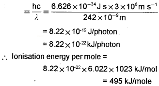 Plus One Chemistry Chapter Wise Questions and Answers Chapter 2 Structure of Atom Textbook Questions Q3