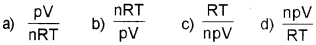 Plus One Chemistry Chapter Wise Questions and Answers Chapter 5 States of Matter 1M Q3