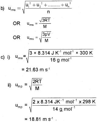 Plus One Chemistry Chapter Wise Questions and Answers Chapter 5 States of Matter 4M Q2