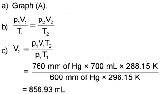 Plus One Chemistry Chapter Wise Questions and Answers Chapter 5 States of Matter 4M Q3.1