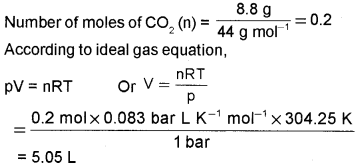 Plus One Chemistry Chapter Wise Questions and Answers Chapter 5 States of Matter Textbook Questions Q4