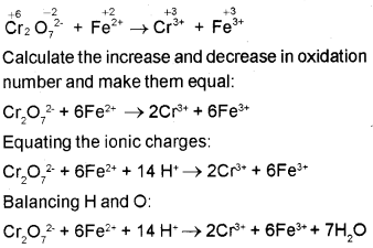 Plus One Chemistry Chapter Wise Questions and Answers Chapter 8 Redox Reactions 3M Q3