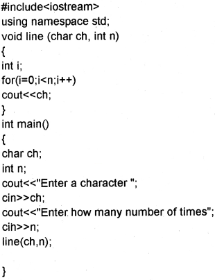 Plus One Computer Science Chapter Wise Questions and Answers Chapter 10 Functions 3M Q11