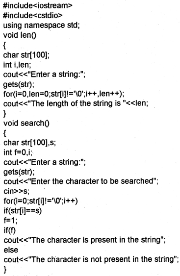 Plus One Computer Science Chapter Wise Questions and Answers Chapter 10 Functions 3M Q21