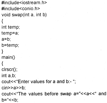 Plus One Computer Science Chapter Wise Questions and Answers Chapter 10 Functions 3M Q28