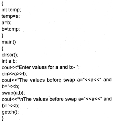 Plus One Computer Science Chapter Wise Questions and Answers Chapter 10 Functions 3M Q32.1