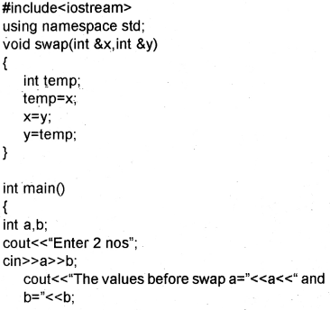 Plus One Computer Science Chapter Wise Questions and Answers Chapter 10 Functions 3M Q36.1