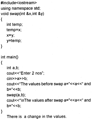 Plus One Computer Science Chapter Wise Questions and Answers Chapter 10 Functions 5M Q4.2