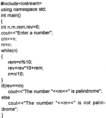 Plus One Computer Science Chapter Wise Questions and Answers Chapter 7 Control Statements 3M Q13