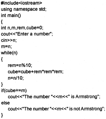 Plus One Computer Science Chapter Wise Questions and Answers Chapter 7 Control Statements 3M Q16