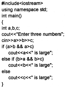 Plus One Computer Science Chapter Wise Questions and Answers Chapter 7 Control Statements 3M Q19