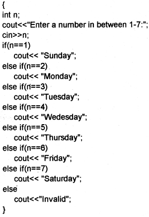 Plus One Computer Science Chapter Wise Questions and Answers Chapter 7 Control Statements 3M Q2.2