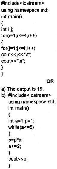 Plus One Computer Science Chapter Wise Questions and Answers Chapter 7 Control Statements 3M Q33