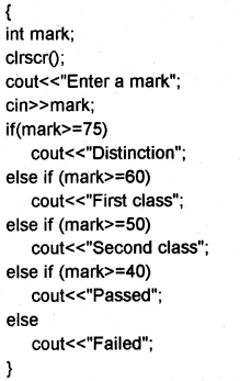 Plus One Computer Science Chapter Wise Questions and Answers Chapter 7 Control Statements 3M Q4.1