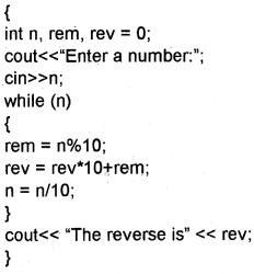 Plus One Computer Science Chapter Wise Questions and Answers Chapter 7 Control Statements 5M Q7.1