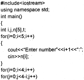 Plus One Computer Science Chapter Wise Questions and Answers Chapter 8 Arrays 3M Q30