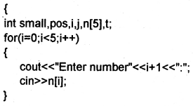 Plus One Computer Science Chapter Wise Questions and Answers Chapter 8 Arrays 3M Q5.1