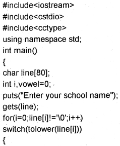 Plus One Computer Science Chapter Wise Questions and Answers Chapter 8 Arrays 3M Q8